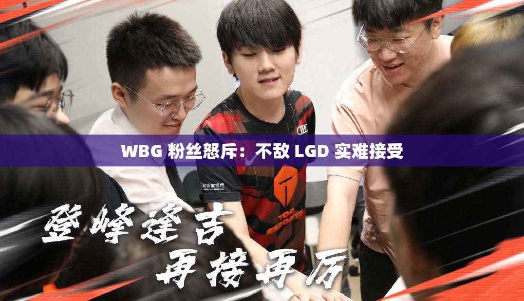 WBG 粉絲怒斥：不敵 LGD 實難接受