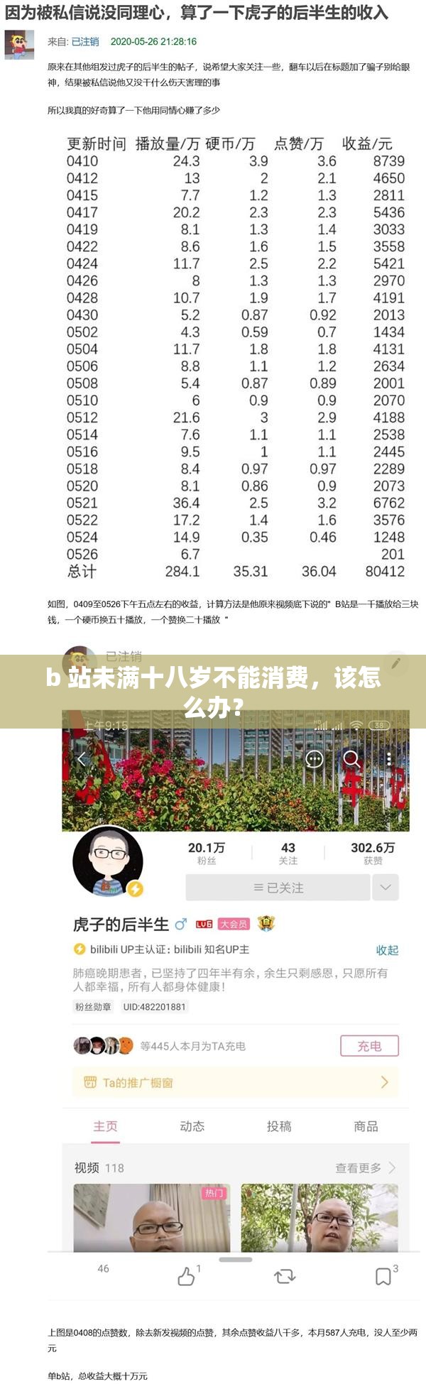 b 站未滿十八歲不能消費(fèi)，該怎么辦？