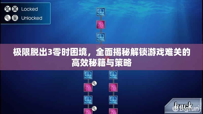 極限脫出3零時困境，全面揭秘解鎖游戲難關的高效秘籍與策略