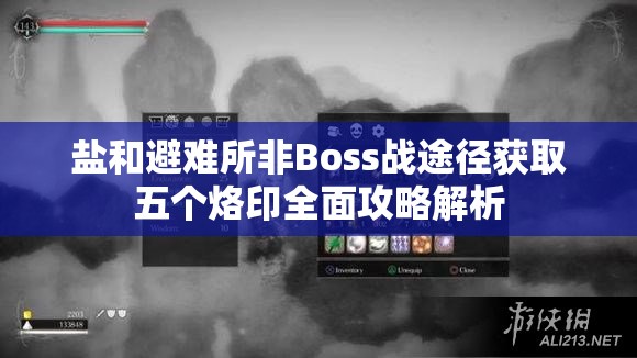 鹽和避難所非Boss戰(zhàn)途徑獲取五個烙印全面攻略解析