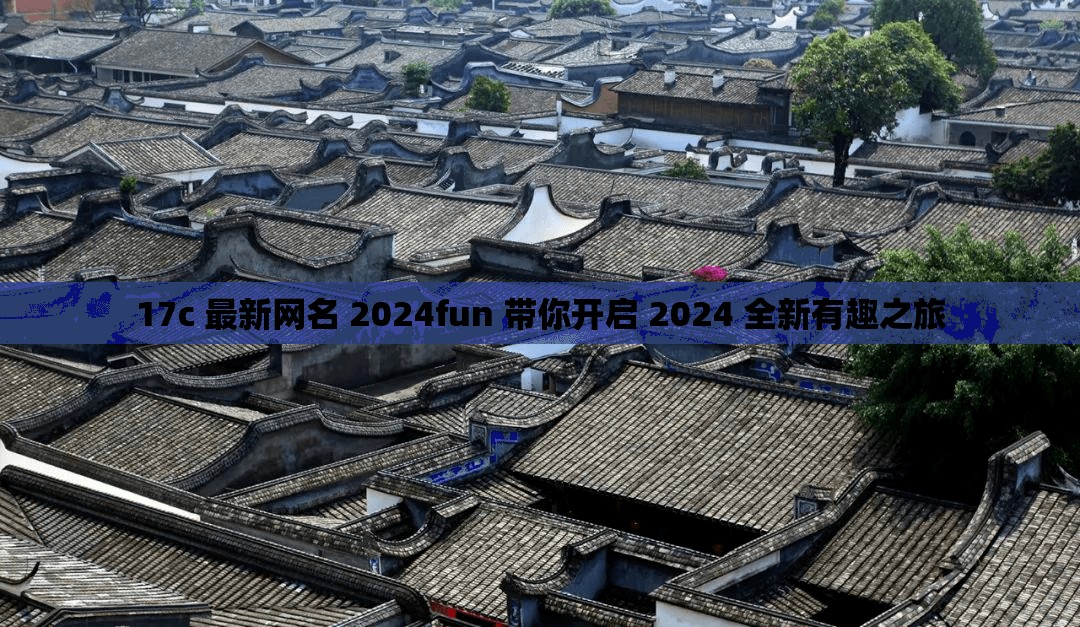 17c 最新網(wǎng)名 2024fun 帶你開(kāi)啟 2024 全新有趣之旅