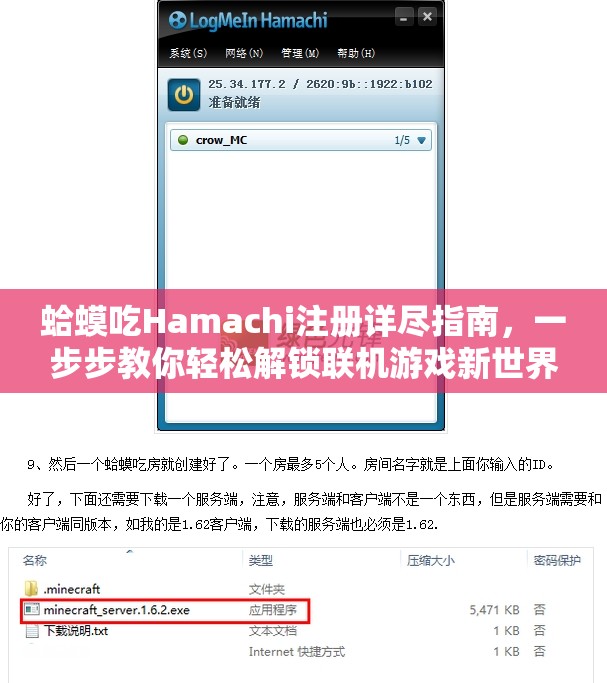 蛤蟆吃Hamachi注冊詳盡指南，一步步教你輕松解鎖聯(lián)機游戲新世界