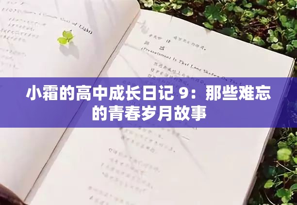 小霜的高中成長日記 9：那些難忘的青春歲月故事