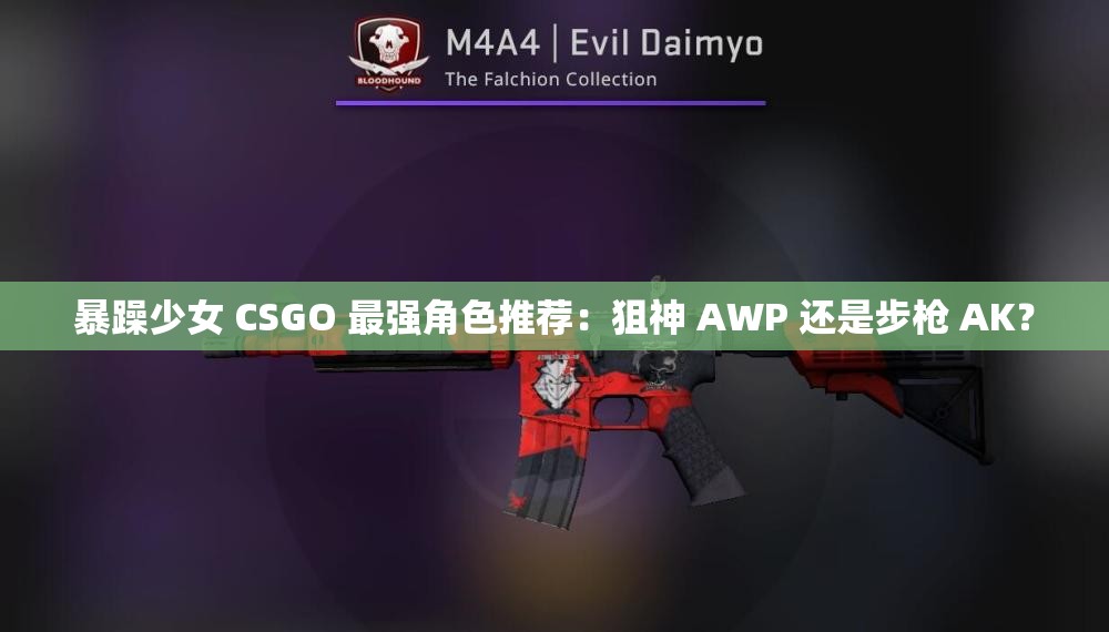 暴躁少女 CSGO 最強角色推薦：狙神 AWP 還是步槍 AK？