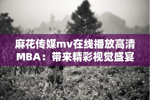 麻花傳媒mv在線播放高清MBA：帶來精彩視覺盛宴體驗