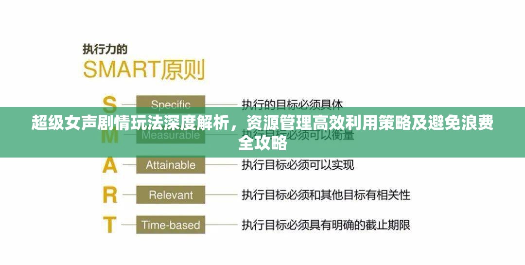 超級女聲劇情玩法深度解析，資源管理高效利用策略及避免浪費全攻略