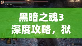 黑暗之魂3深度攻略，獄卒與烙鐵怪的戰(zhàn)斗技巧與高效資源管理策略