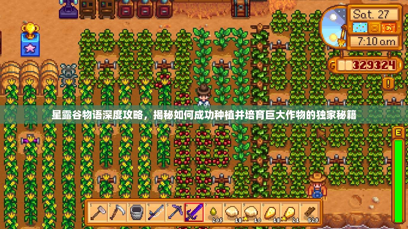 星露谷物語深度攻略，揭秘如何成功種植并培育巨大作物的獨(dú)家秘籍