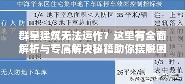 群星建筑無(wú)法運(yùn)作？這里有全面解析與專屬解決秘籍助你擺脫困境！